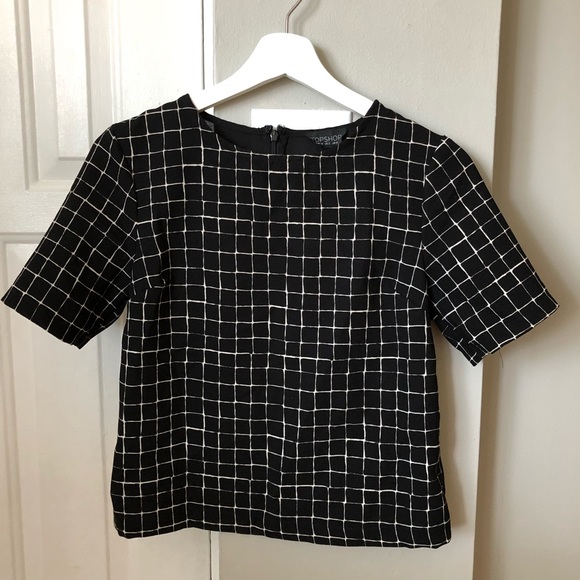 Topshop Tops - 🎉3FOR$15🎉 Topshop Square Blouse with Sheer Back